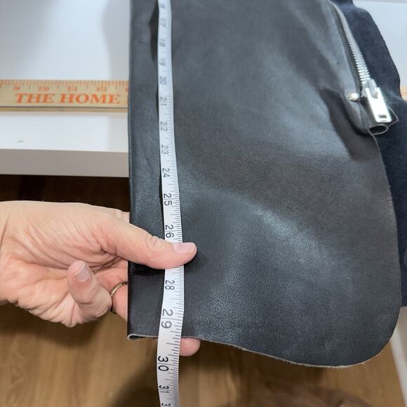 VTG Motorcycle Leather Chaps Women's Medium Genuine Leather by Berman's - Picture 9 of 13